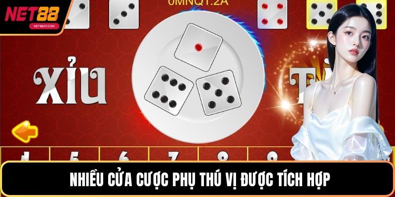 Nhiều cửa cược phụ thú vị được tích hợp